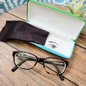 Kate spade glasses frame w case eyeglasses eyewear